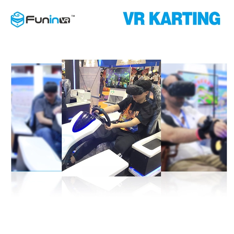 Juego Online 9d coche de carreras de la máquina de juego Vr Simulador de Karting en el centro comercial