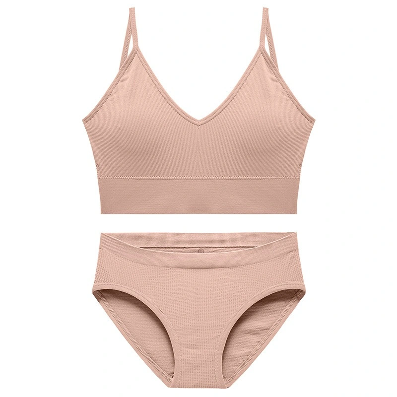 Sous-vêtements sans couture pour femmes soutiens-gorge de fitness à porter confortable pour femmes Ensemble de soutien-gorge sans coutures