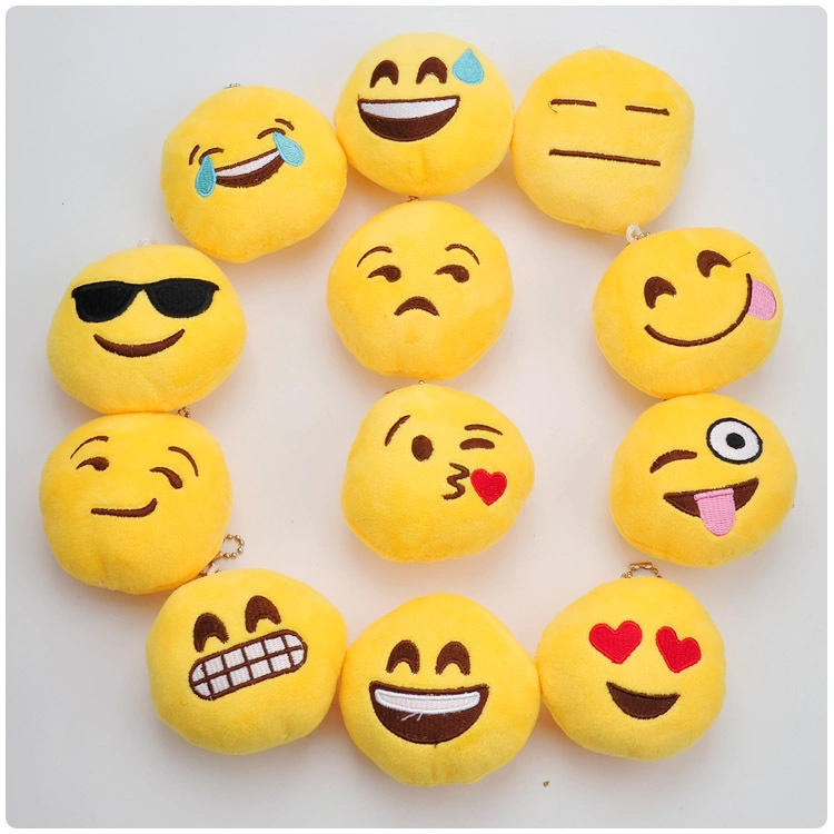 Emoji 10cm Peluche en vente Chaînette drôle et douce Jouet en peluche