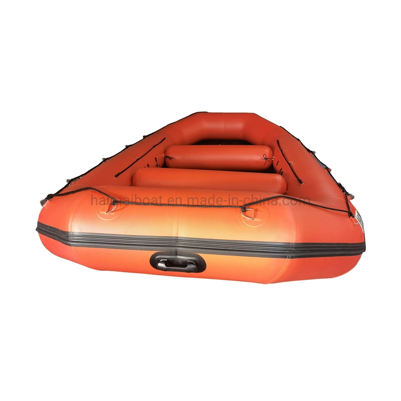 18pieds 5.5M PVC bateau gonflable Hypalon Rafting Canoë-kayak bateau de pêche à la dérive de l'eau produit Sports