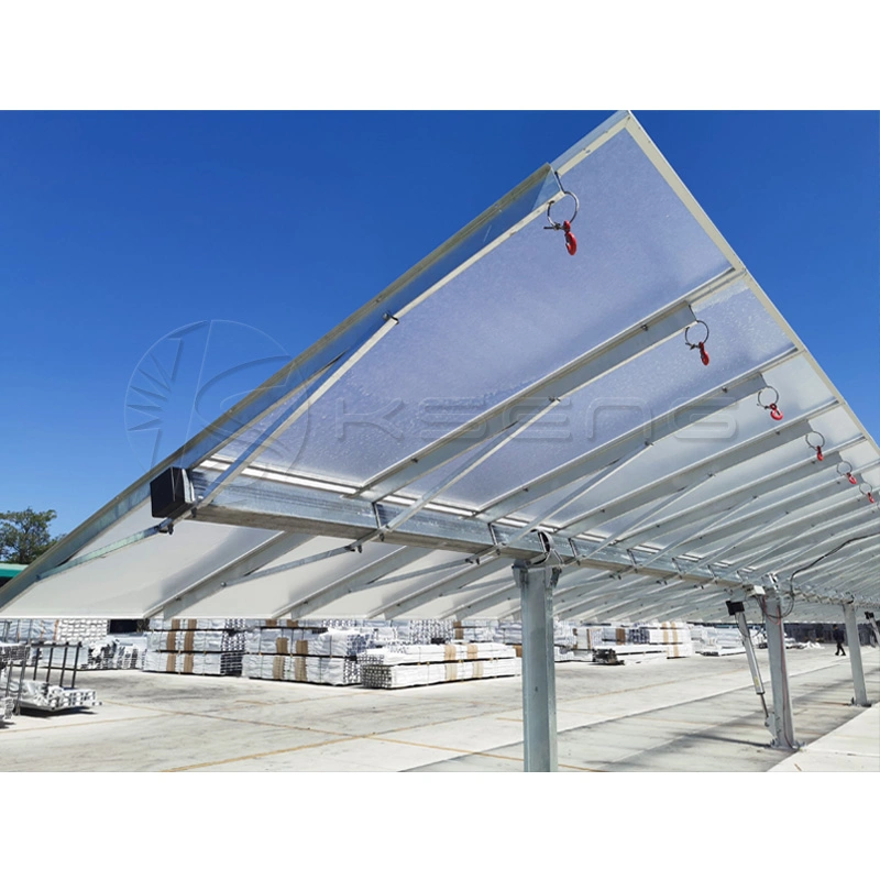 OEM Automatische Solar Tracking System Halterung 10kw PV One Axis Solar Tracker, Einachsig