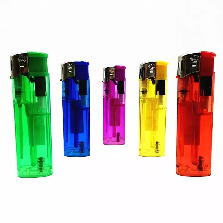 Best Selling Plastic Disposable Lighter Electric Customized Piezo Gas Lighter Encendedores