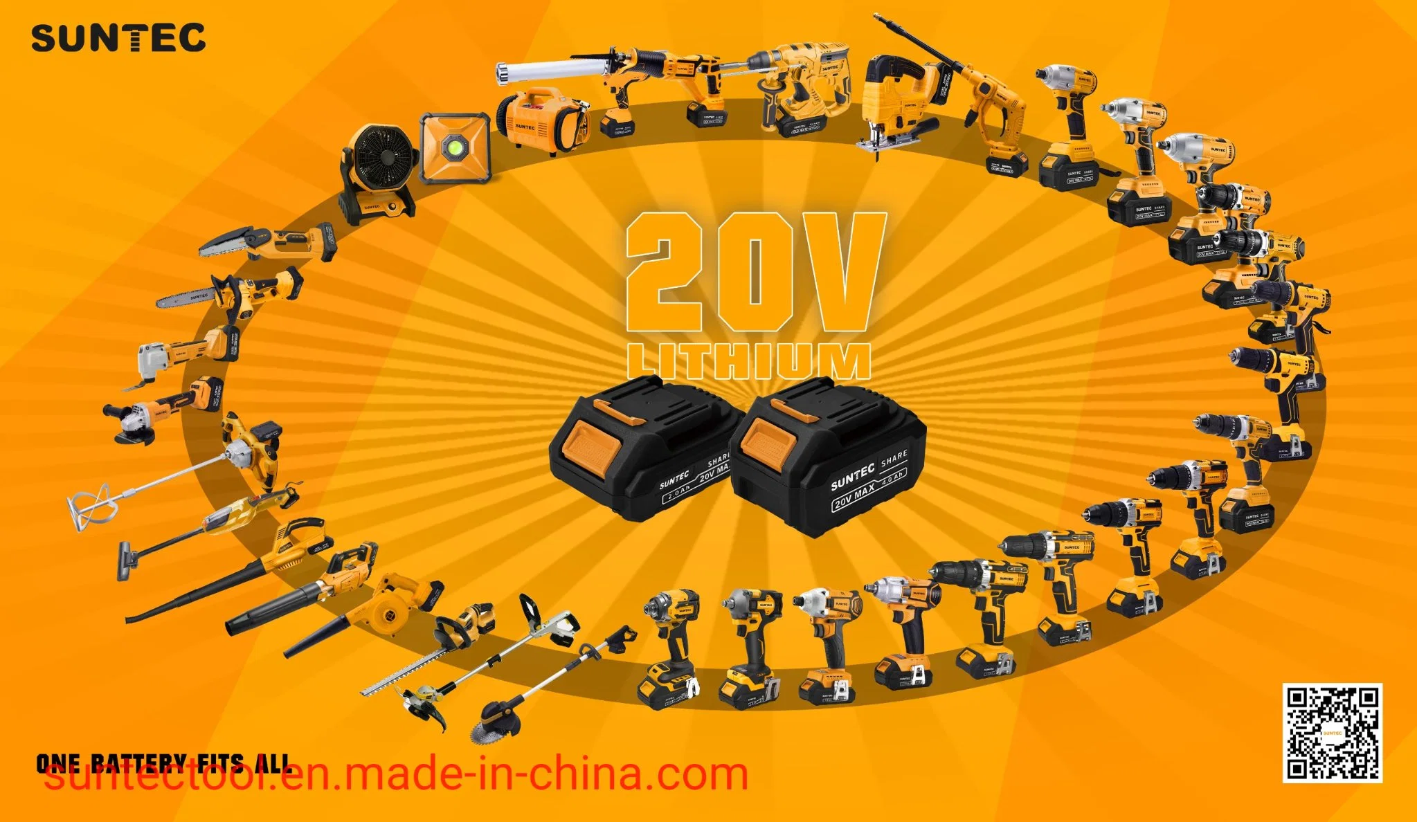 Suntec Factory 2024 Power Drill New Style 5' Chain Bar بدون المنشار اليدوي غير فرشاة الزيت، أداة طاقة 20 فولت