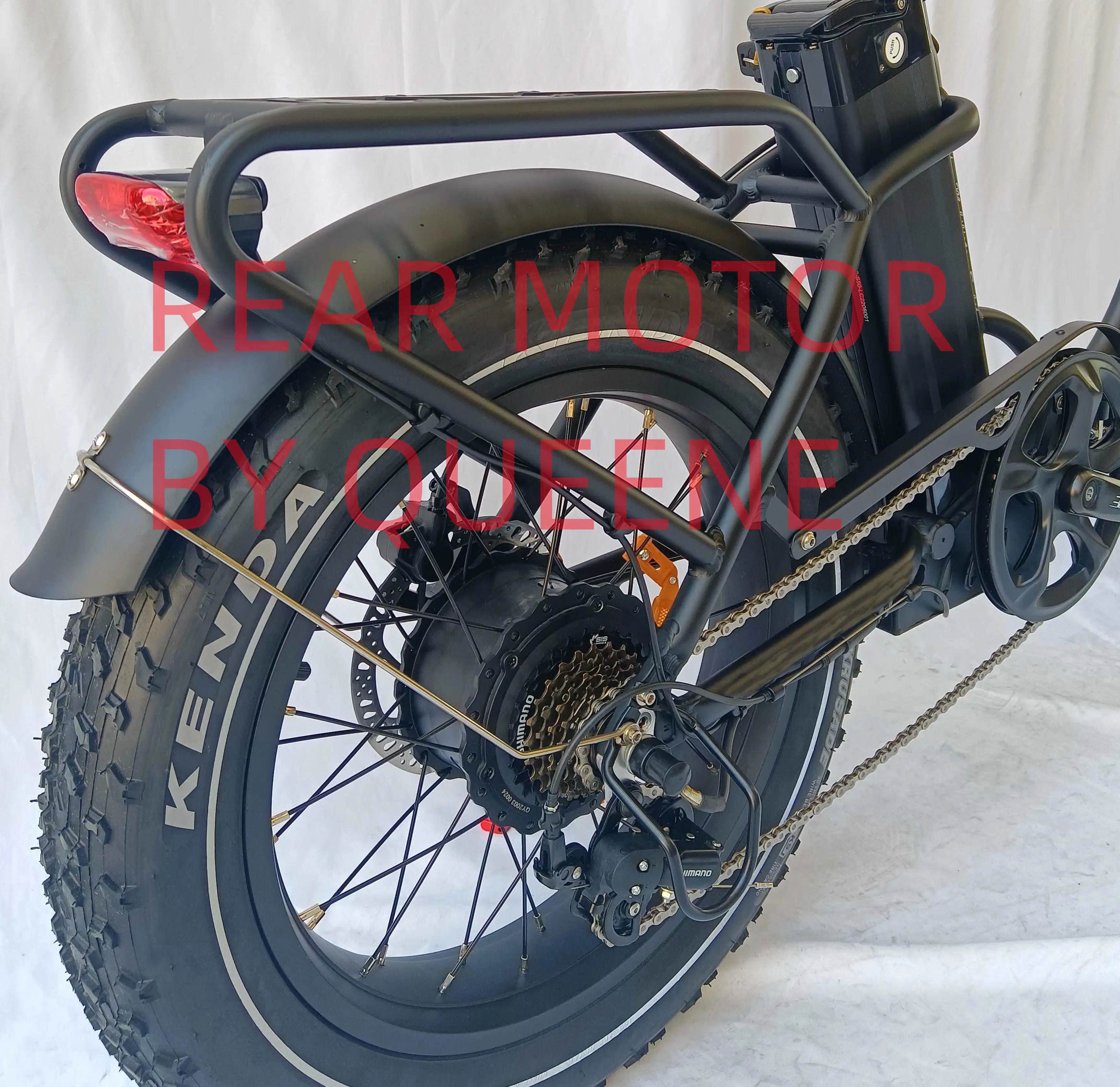 Rápido Motor de doble batería electrónica eléctrica Eléctrica E Bike 20 pulgadas de largo alcance con un estilo retro neumático Fat City Road Mountain Dirt Ebike