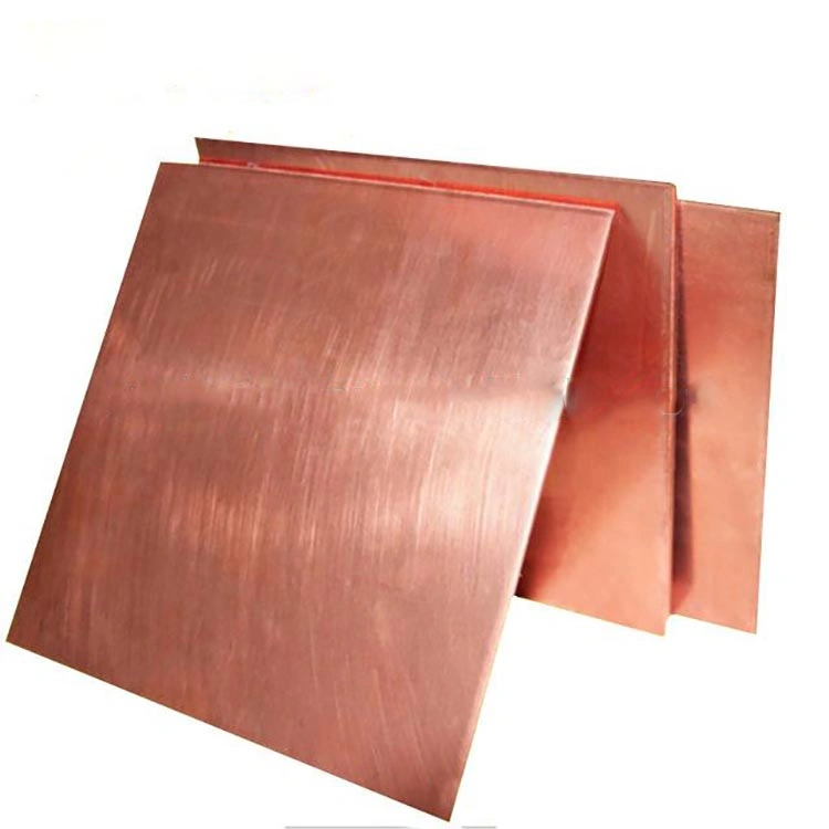 Brass/ Red 99.9% Pure Copper Plate CZ108 / C2720/ C33530/C10100/C12200 3mm 4mm Thickness 4X8 Copper Sheet Price