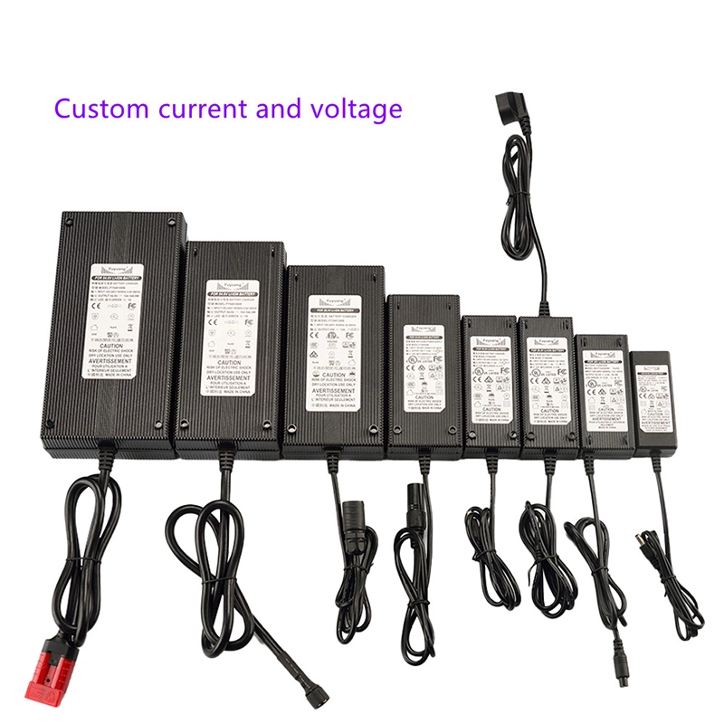 7s 29.4V 8s 33.6V 2A 3A 4A 5A 12V 24V Lithium Battery Charger LiFePO4 Electric Energy Storage Charger