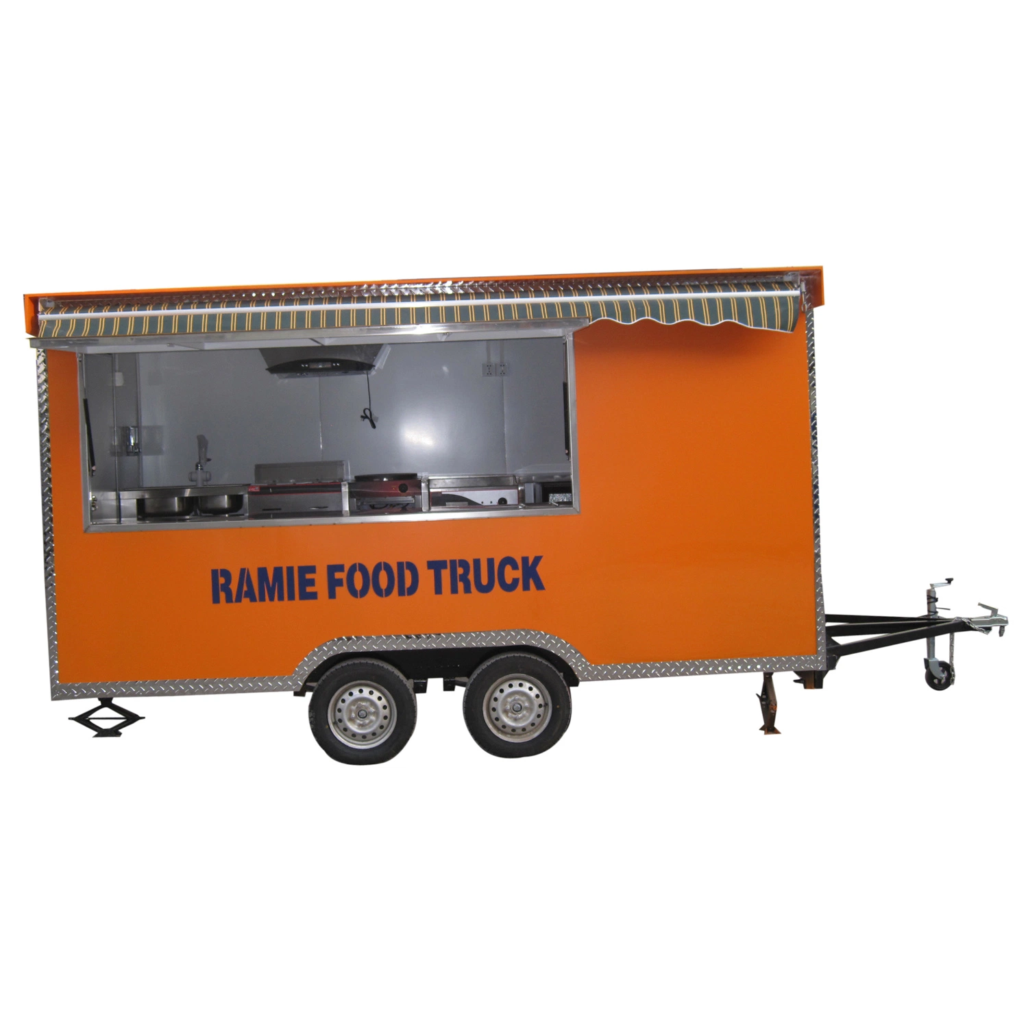 A China fez Carrinho Alimentar Trailer totalmente equipada cozinha Caravana Móvel/alimentos alimentos para venda do veículo