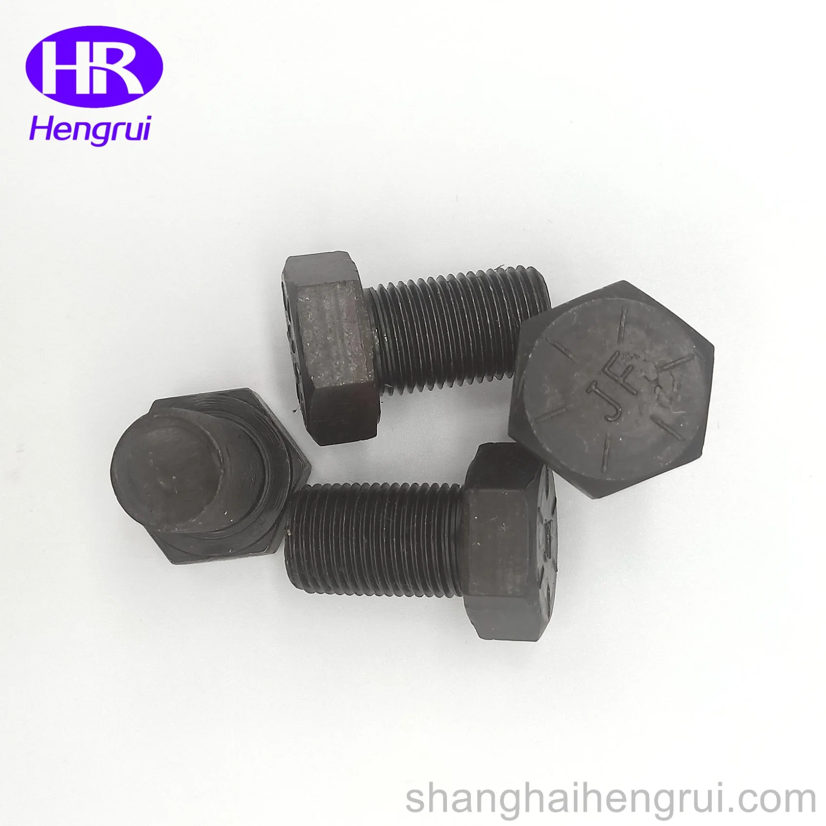 ANSI/ASME B18.2.1 High Quality China Supplier SAE J429 Gr. 2 5 8 ASTM A307 Gr. a Hex Cap Screw Hex Bolt Black Finish