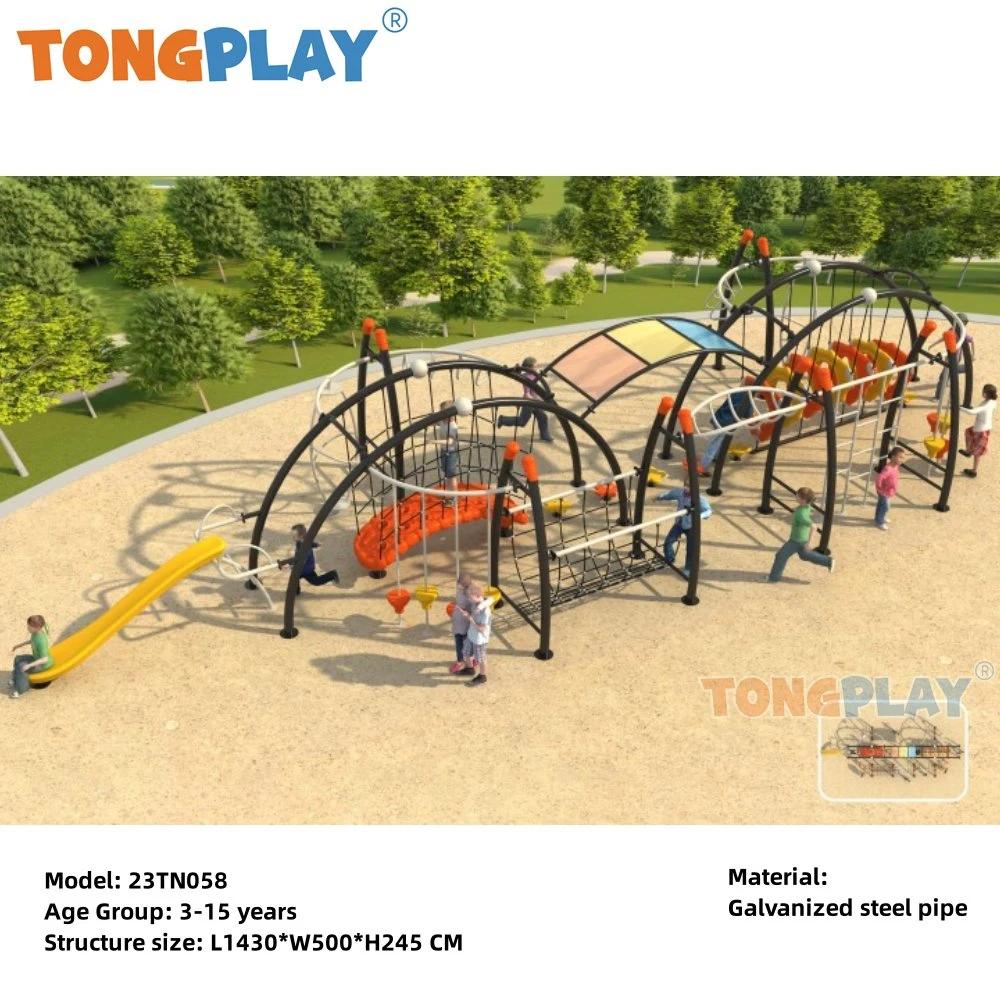 Kinder Outdoor Spielplatz Ausrüstung Kinder Spielen Spielzeug Rutsche Vergnügungspark Fitnessgeräte