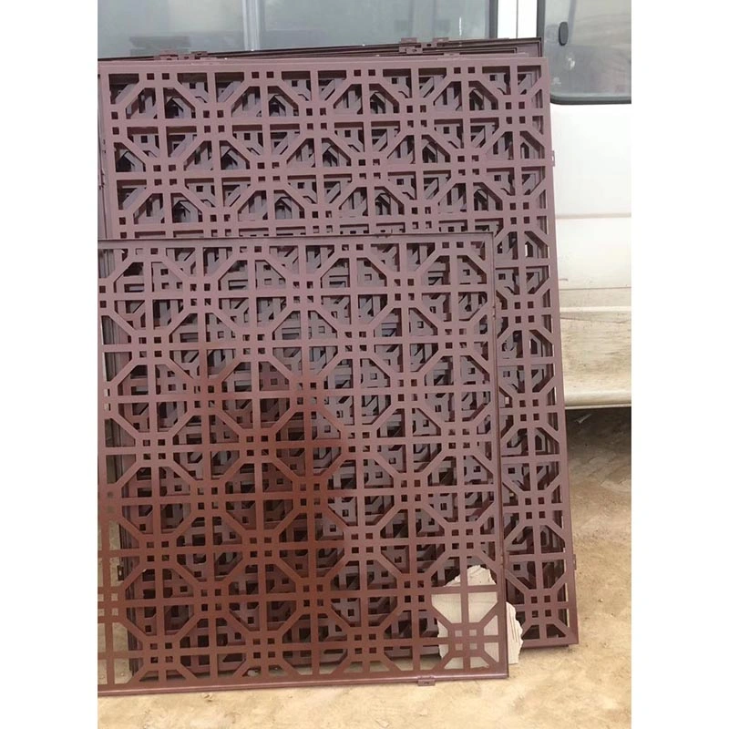 الألومنيوم بيورated Metal Mesh Perforated Metal Heiling Tiles Anping Building المواد