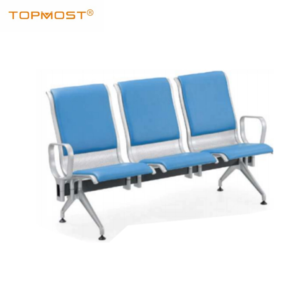 Factory Airport 3 Seater Hospital Waiting Chair Seat Airport Seating 3 Seater Gang Chair Seats