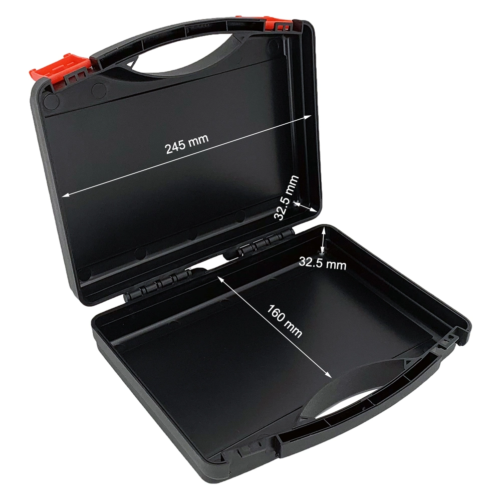 Equipment Hot Sale Black Simple Plastic Tool Case with Foam Inside