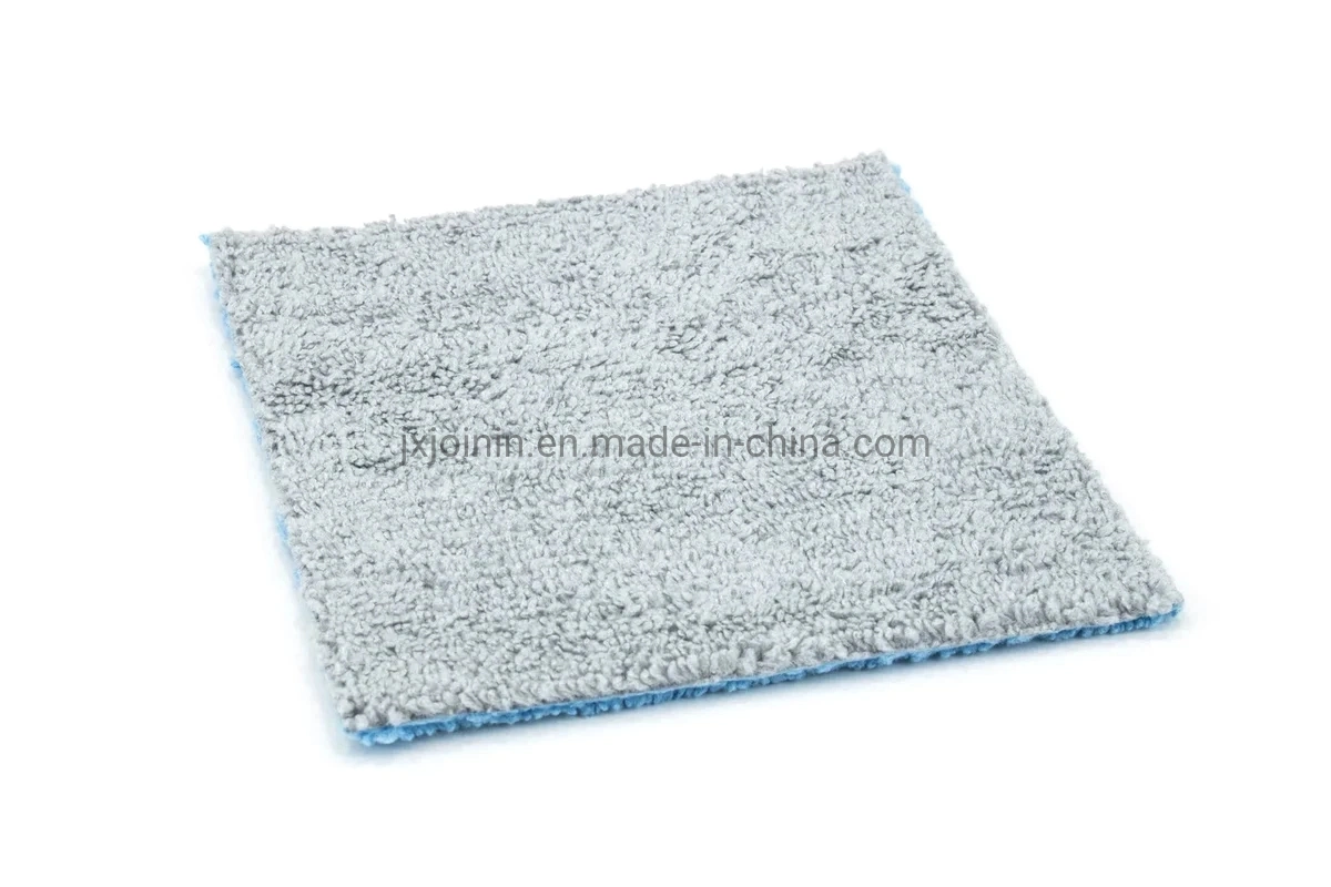 Microfiber Cleaning Cloth for Car Coating Applicator Cloth with Barrier Layer 14"*14"