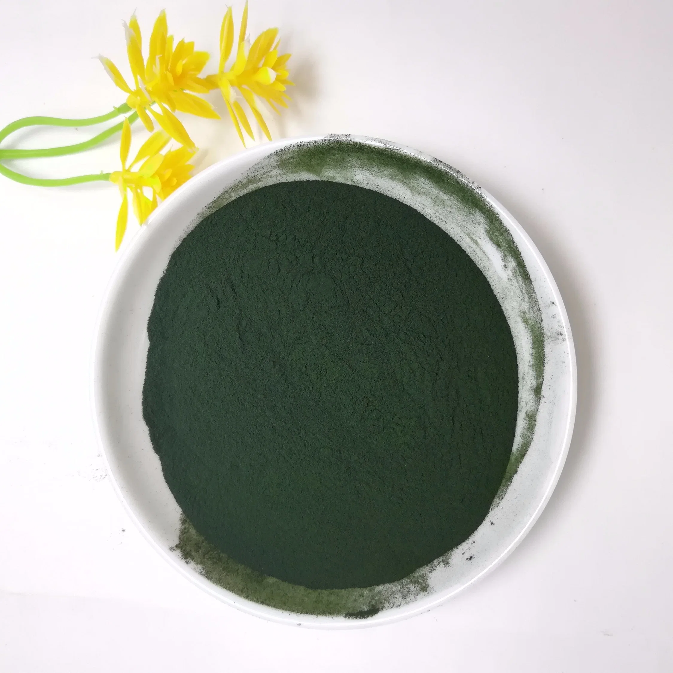 La Salud Alimentaria de grado alimenticio en polvo fino las algas verdes Spirulina