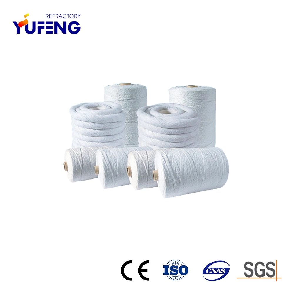 Furnace Seal Insulation Material Ceramic Fiber Round Twisted Rope