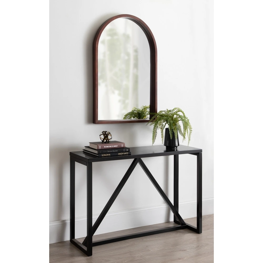 High Quality Modern Design Solid Wood Walnut Frame Mirror