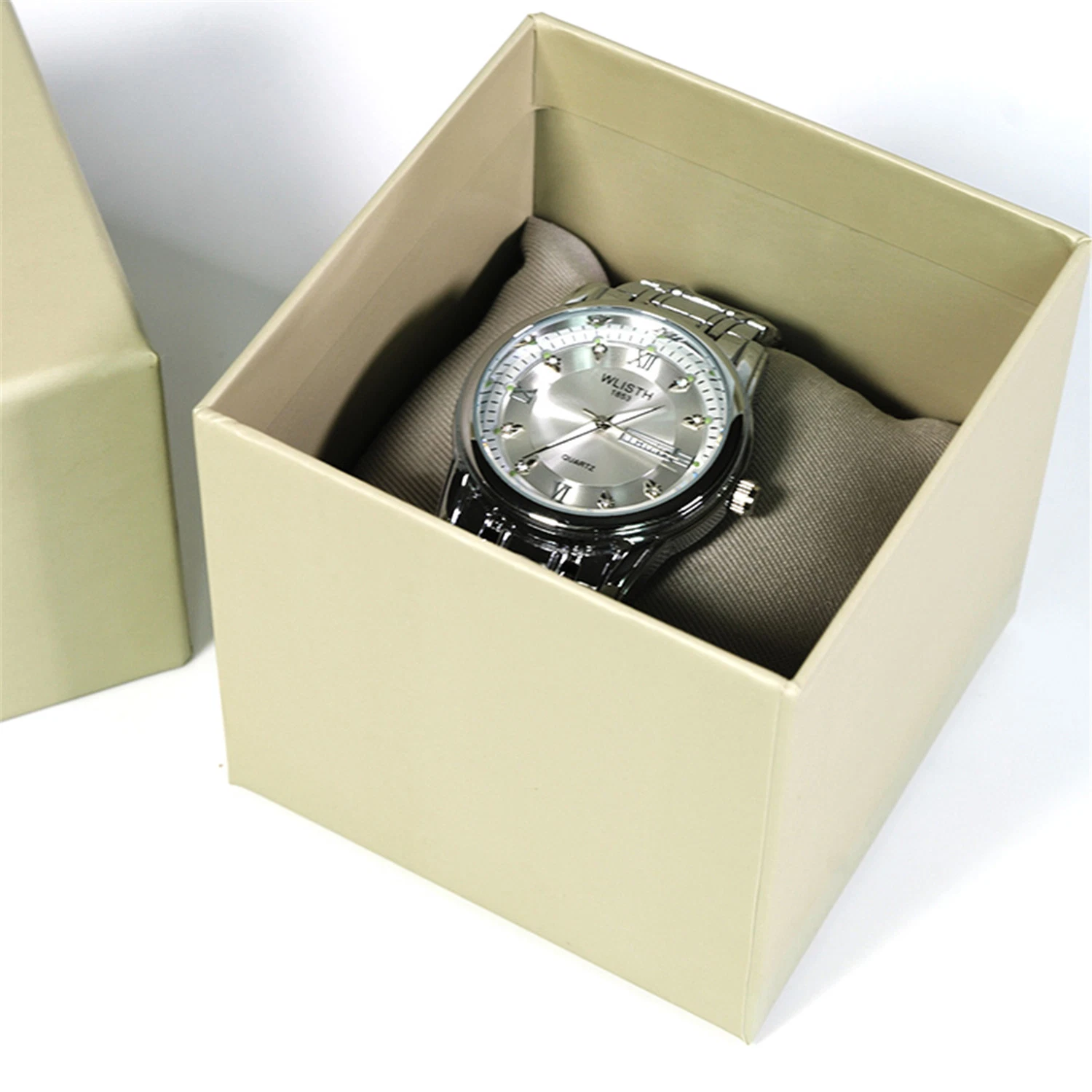 Factory Cheaper Customized Paper Cardboard Watch Box with Pillow Insert for Smartwatch Jewelry Bangle Decorative Packing