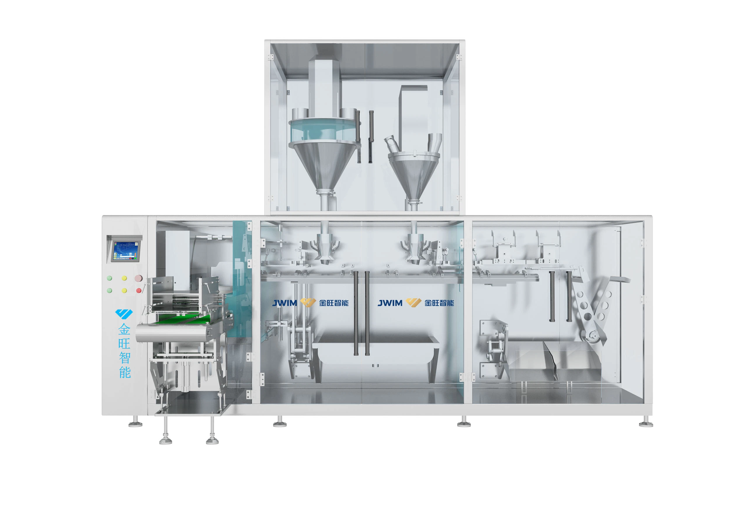 Automatic Horizontal Pouch Bag Packing Bagging Machine for Daily Chemicals, Oils