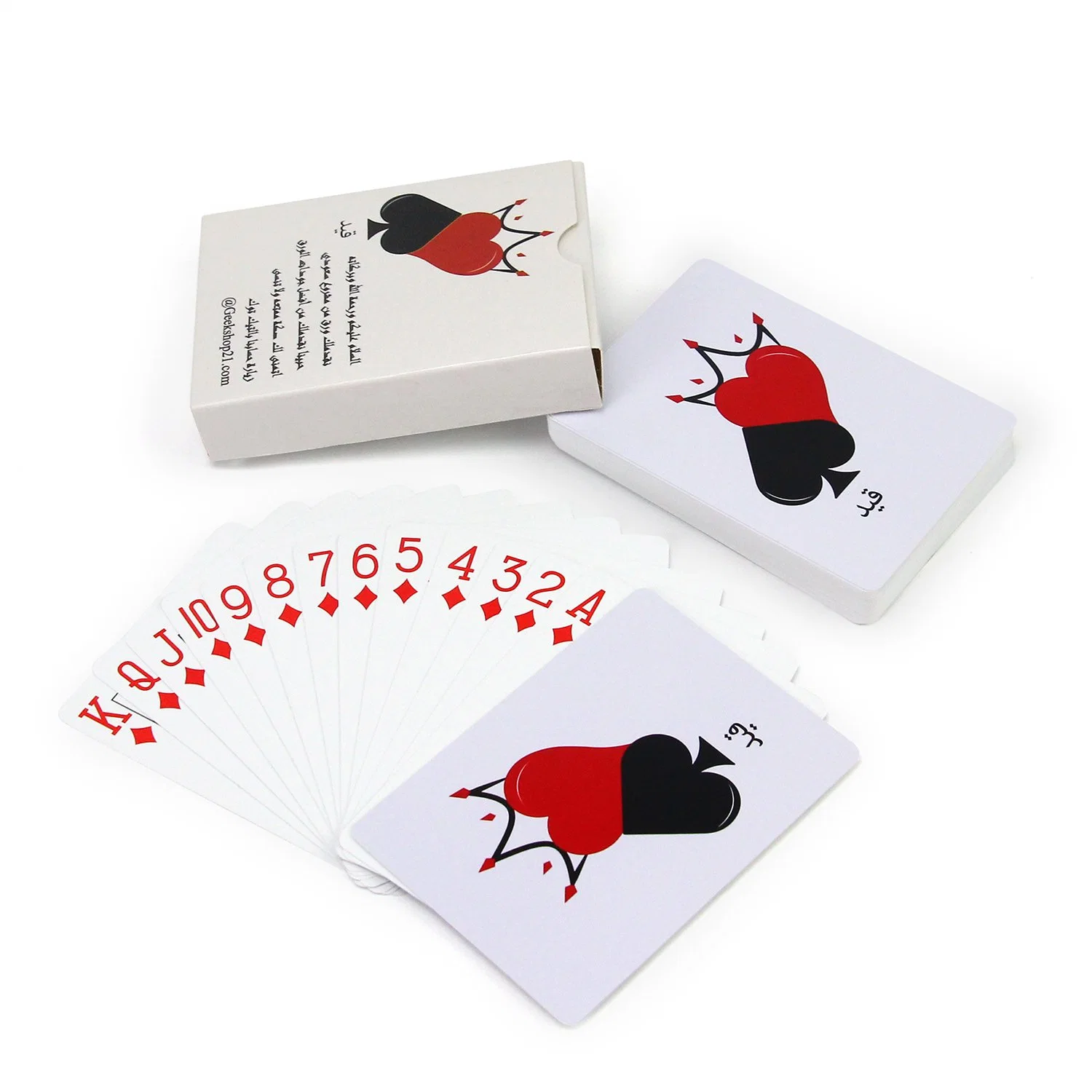 Printing Promotional Gift Poker Card Durable Waterproof Saudi Arabia Kuwait Plastic Playing Card