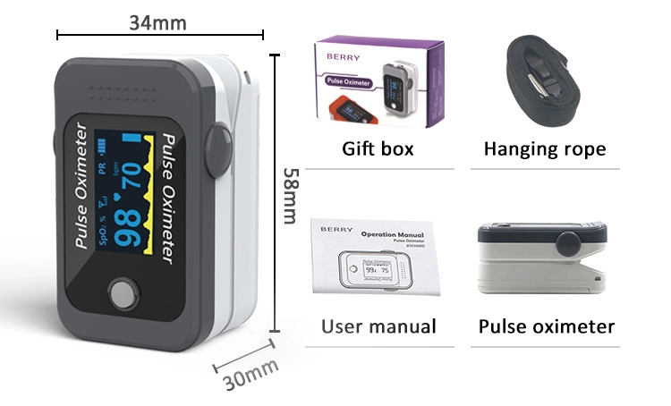 4G Wireless Portable Pulse Oximeter with APP Server Cloud High quality/High cost performance  Fingertip Oximeter Remote Patient Monitor for Old ODM OEM Berry Factory