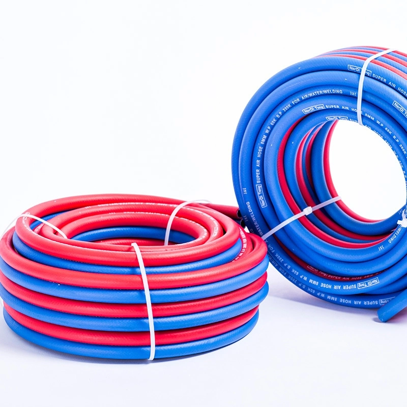 High Quality Colorful PVC Oxygen Acetylene Twin Welding Hose