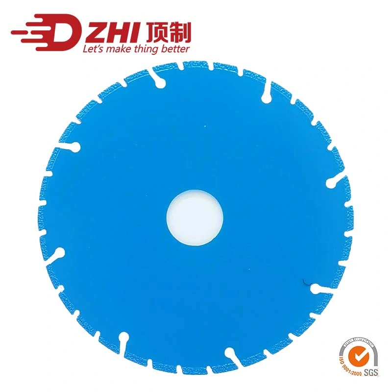 Metal Cutting Disc Vacuum Brazed Brazing Diamond Saw Blade for Metal Stainless Steel Iron Concrete Abrasive for Angle Grinder Hand Tools Original Factory