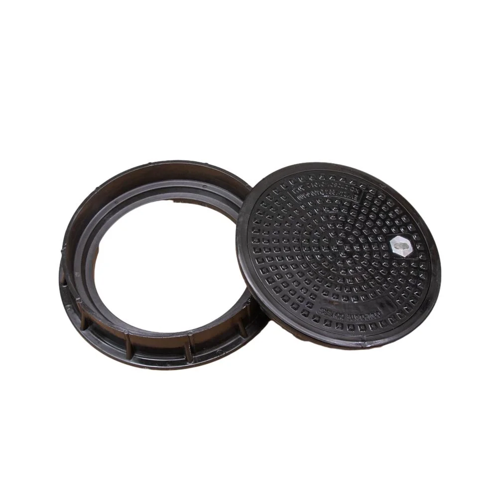 En124 Standard Small Size 300mm D400 Water Tight Manhole Cover with Lock for Road Drain