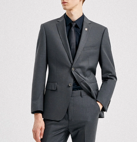 Los hombres", traje de negocios de Slim Professional traje formal de novio traje de boda Productos Ash