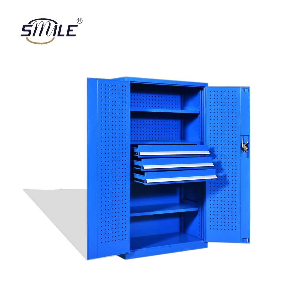 Smile Black 2 Swing Door Steel Werkzeugschrank Metall Büro Werkzeug Metalllagerschrank Heißer Verkauf Produkte Unterstützung Anpassung