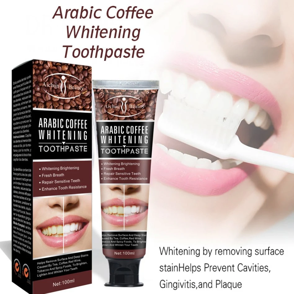 Beauty Chinese Tooth Care Oral Fresh Stains Removal Whitening Milk Collagen Charcoal Coffee Beans Oral Cleaning Whitening Herbal Licorice Root Toothpaste