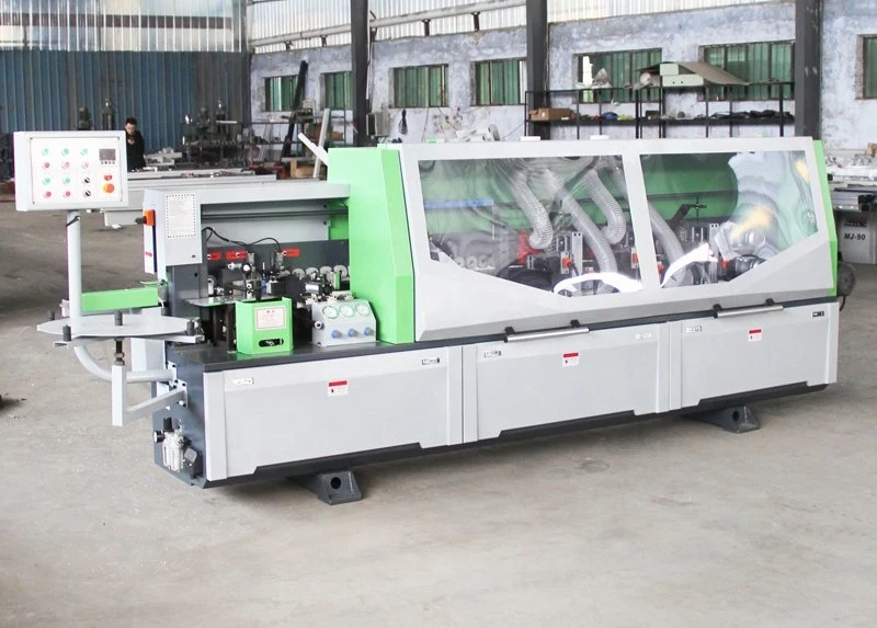 Laminate Trimmer Wood Through Feed MDF Full Automatic Bevle Edge Banding Machine Price