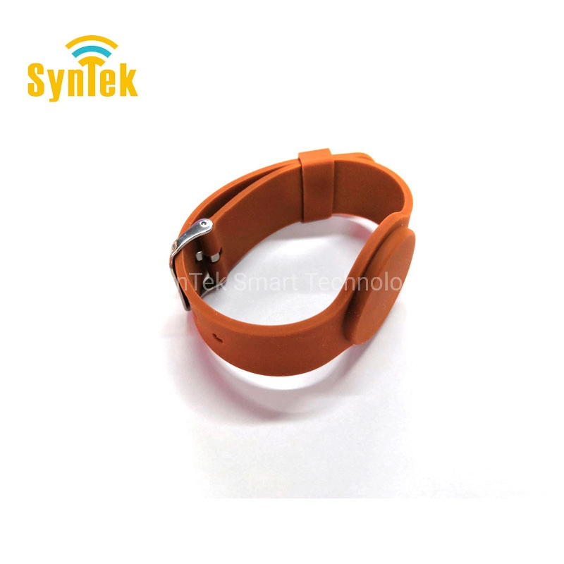 F08 Hf Chip 13.56MHz Silicone Wristband Gym Wristband