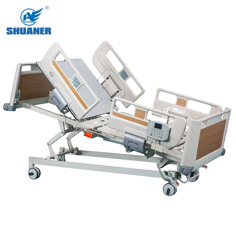 Five Function ICU Patient Electric ICU Hospital Bed Manufacturer Supply