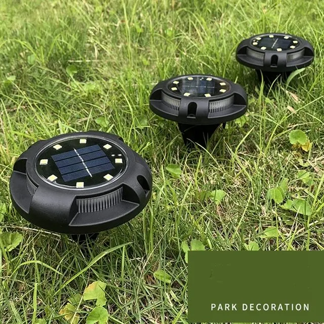 LED Waterproof Solar Smart Garden Light LED Outdoor Landscape Solar Ground Lamp