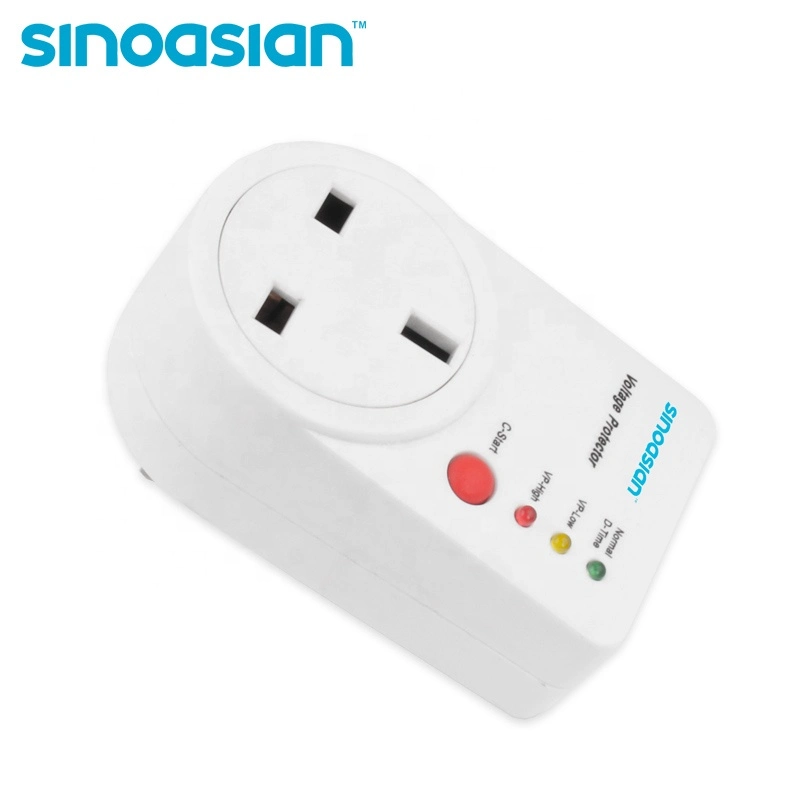 Home Appliances 5A 10A 15A Electric Voltage Protective Device with EU UK Us and Universal Sockets