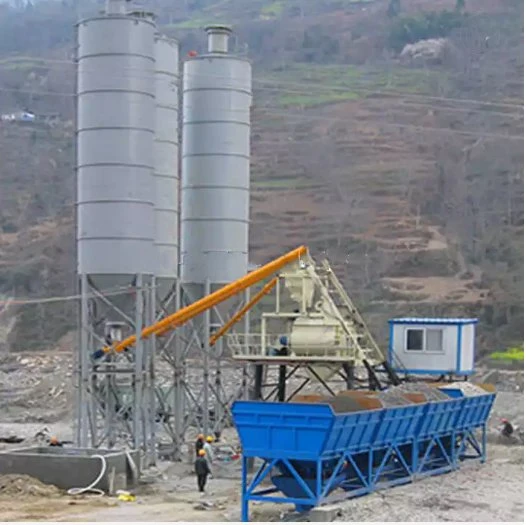 Concrete Mixing Equipment Auto System Control Batching Plant with Hzs 25m3/H to 180m3/H