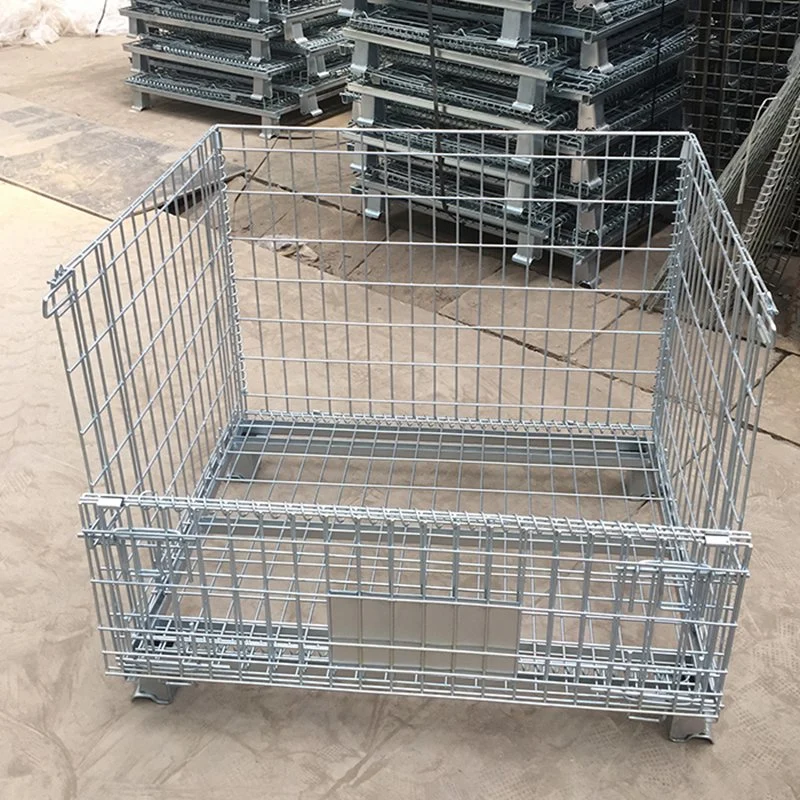 Collapsible Wire Mesh Pallet Cage Galvanised