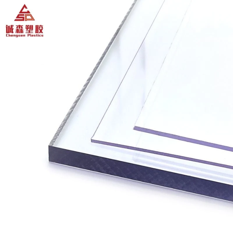 High Quality UV Protection Polycarbonate Solid Roof Sheet Price for Building Curtain