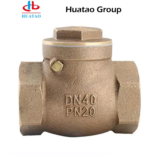 Pn20 DN15 to DN50 Bronze Swing Return Check Valve