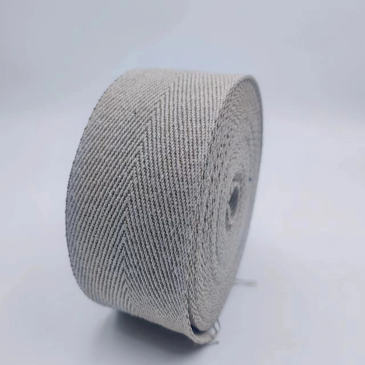 Wholesale/Supplier High-Quality 5.5cm Thick Pure Cotton Woven Belt with Herringbone Pattern