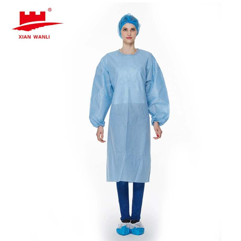 Doctor Uniform Cheap Medical Supply Hospital Protective Clothing Patient Gown Dental Surgical Gowns Waterproof Polypropylene Disposable Isolation Gowns