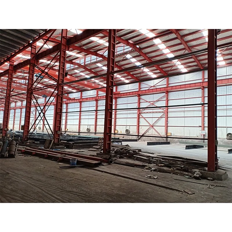 Gable Steel Structure Construction Frame Light Prefab Prefabricated Structural Storage