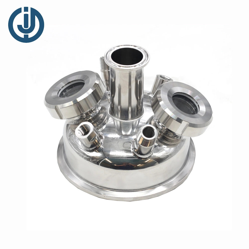 SS316L Sanitary High-Pressure Non Standard Clamp Domed Tank Lid