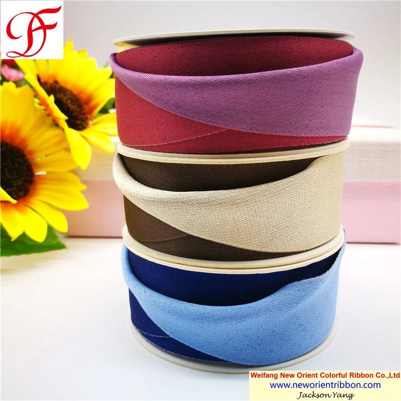 Factory Wholesale/Supplier Customized/OEM Two-Color/ Bicolor Double Face Satin Ribbon for Bows/Decoration/Wrapping/Gifts Packing