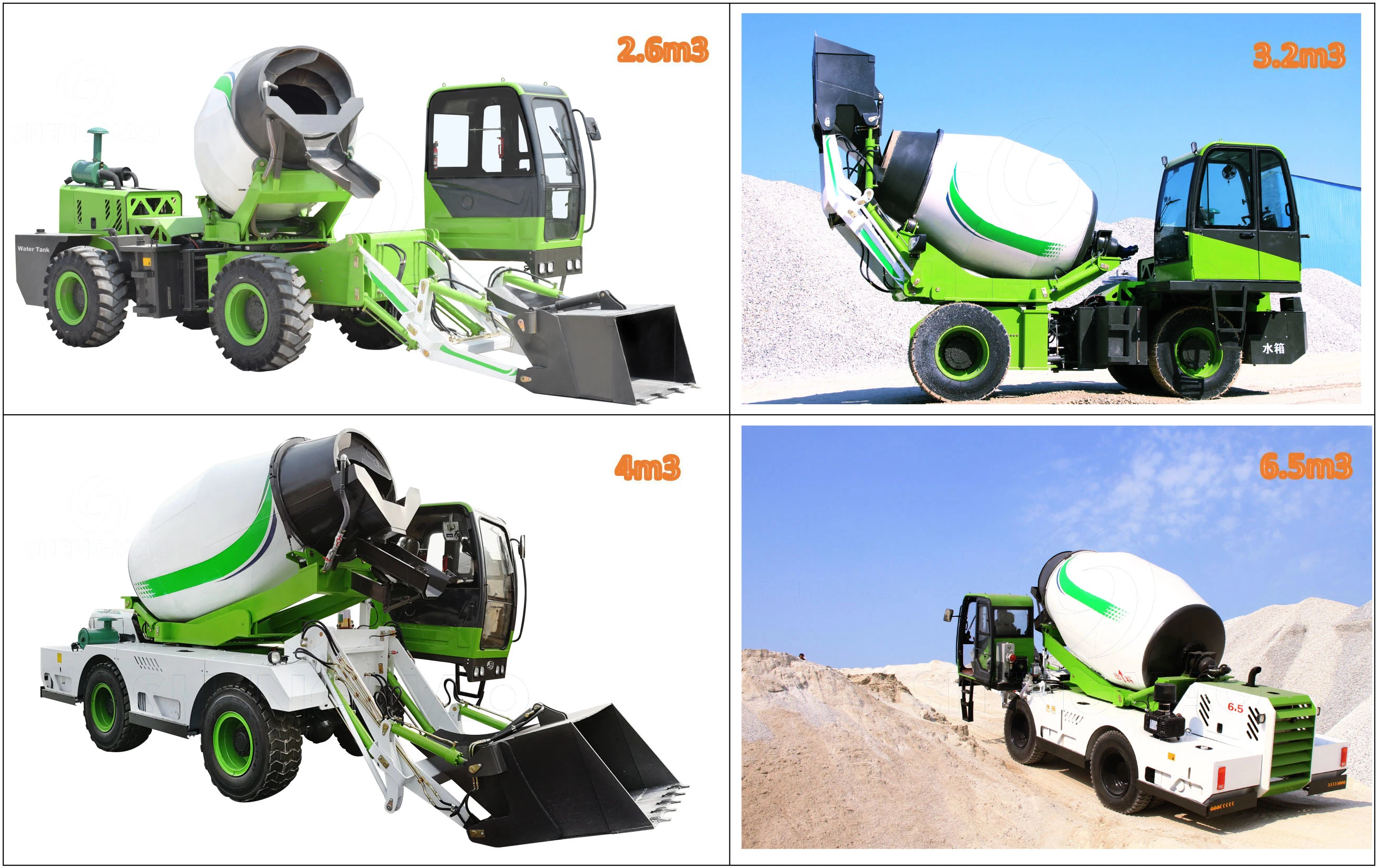 Shengmao Brand No Foundation New Mobile Concrete Cement Mixer for Construction Use Price in Philippines