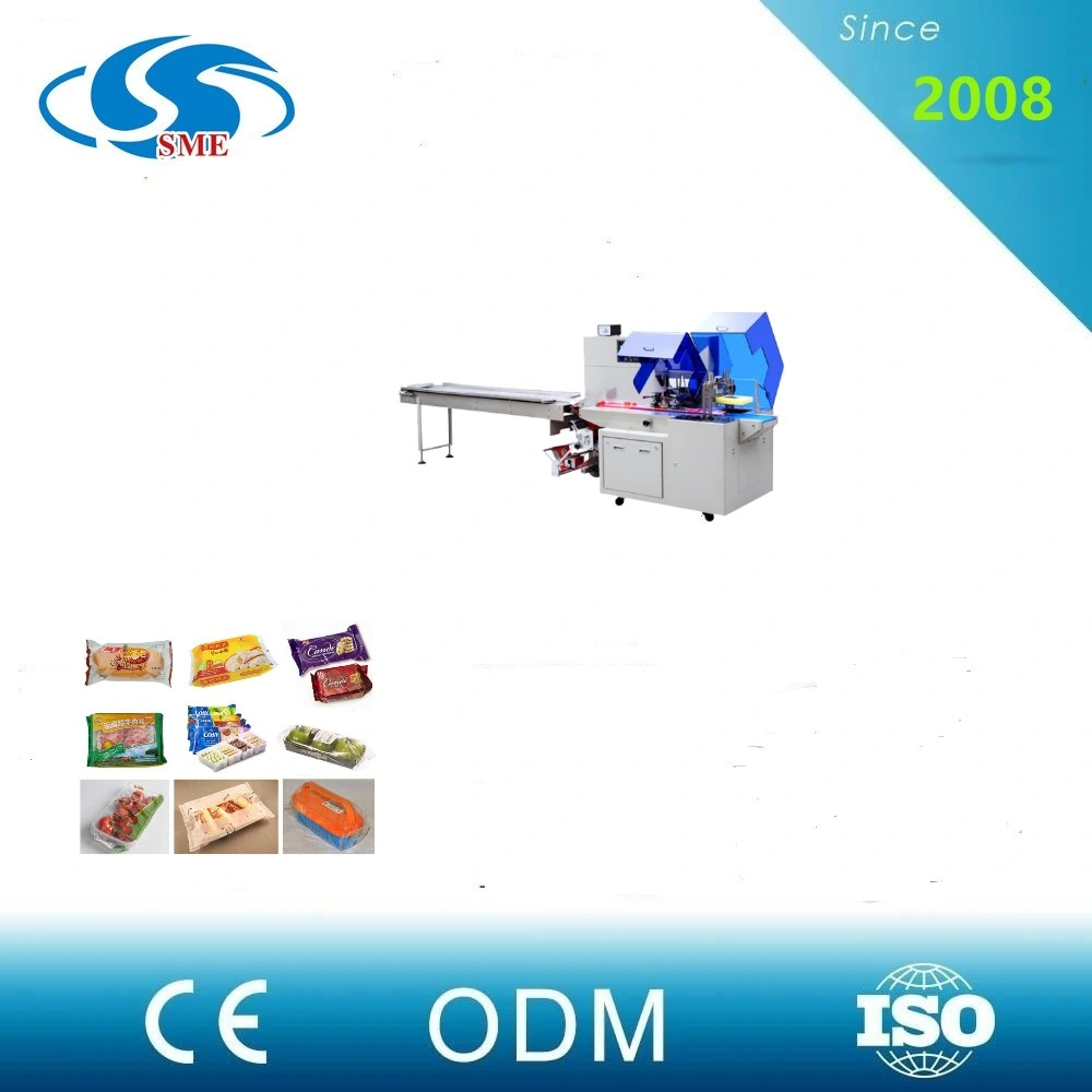 Food, Pharmaceuticals Tools, Daily Necessities, Hardware, or Any Other Products Loaded in Box or Tray Reciprocating Type Sponge Exhaust Packaging Machine