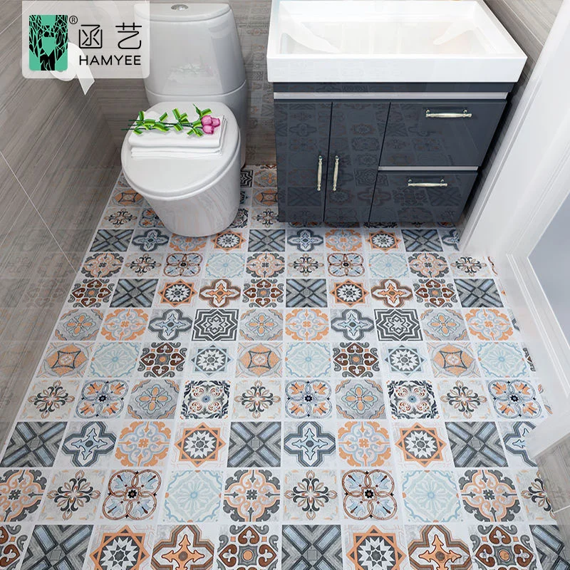 Floor Tile Sticker Waterproof Flooring Vinyl Peel and Stick Vinyl Floor Tile