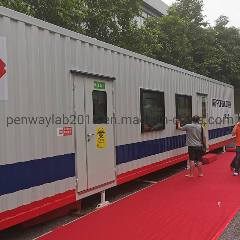 Polymerase Chain Reaction Mobile Container PCR Lab Gene Amplification Laboratory