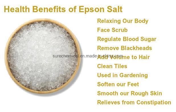 Epsom mineral natural con Secents sal de baño relajante de cuerpo para