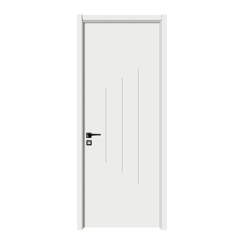 Four Lines Model Wooden Interior Design Door